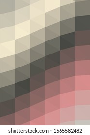 hotpink Color Abstract trianglify Generative Art background illustration