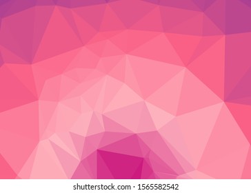 hotpink Color Abstract trianglify Generative Art background illustration