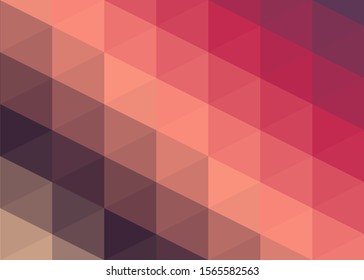 hotpink Color Abstract trianglify Generative Art background illustration