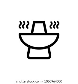 Hot-pot icon,vector illustration. Flat design style. vector  hot-pot icon illustration isolated on White background,  hot-pot icon Eps10. hot-pot icons graphic design vector symbols.