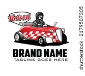 HOTROD illustration vector image ready editable