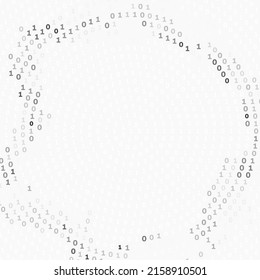 Concepto hotspot. Transmisión digital. Antecedentes con unos y ceros. Patrón gráfico de vector