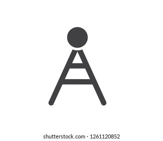 hotspot glyph solid icon illustration vector,hotspot icon illustration