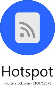 Hotspot icon to complete the phone design