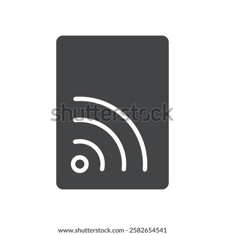 hotspot icon simple thin line vector