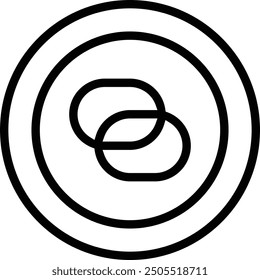 Hotspot icon. Thin linear style design isolated on white background