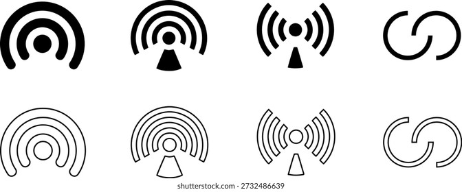 Icono de punto de acceso Vector Símbolo Diseño Ilustración