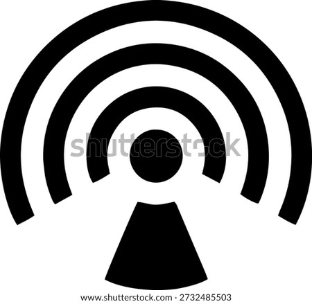 Hotspot Icon Vector Symbol Design Illustration