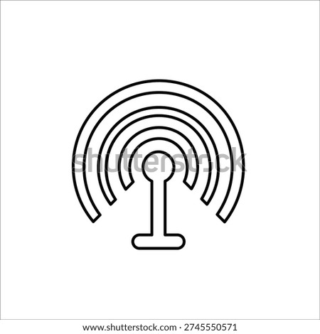hotspot icons. simple line vector illustration