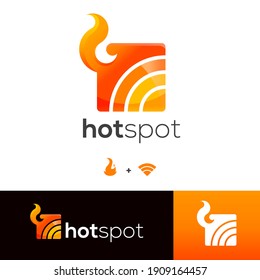 Hotspot Logo Template For Personal Or Company