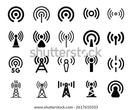 Hotspot Network Icon, Network Icon Vector
