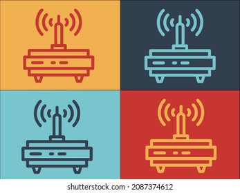 Hotspot Router Logo Template, Simple Flat Icon of wireless,router,network wireless,router,network