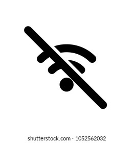 hotspot , tethering, hotspot, disconnect icon vector template