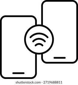 Icono de Vector de punto de acceso. Se puede utilizar para aplicaciones de impresión, móviles y de Web.