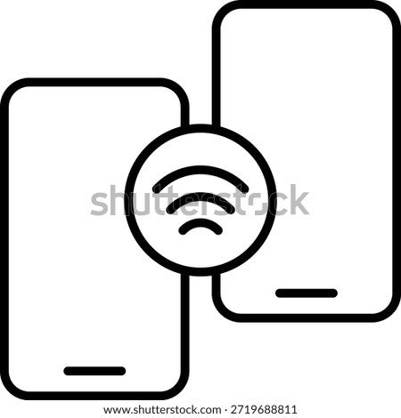 Hotspot vector icon. Can be used for printing, mobile and web applications.