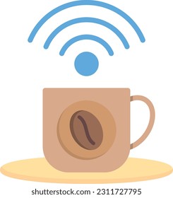Estilo plano de icono de zona activa