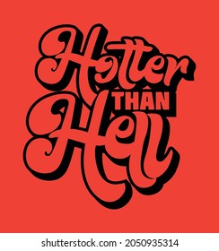 hotter than hell retro design