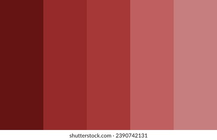 A hottie Red Berry Color Palette Vector Illustration