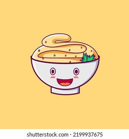 houmous illustration cartoon with cute expression