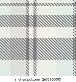 Hounds plaid fabric textile, mix seamless check background. Valentine pattern tartan texture vector in white and gray quill colors palette.