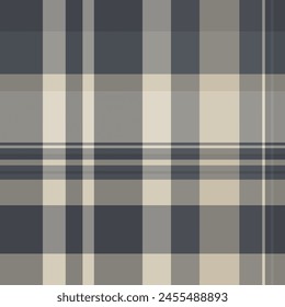 Hounds texture seamless pattern, antique textile plaid background. Other fabric check vector tartan in pastel and stone grey color.
