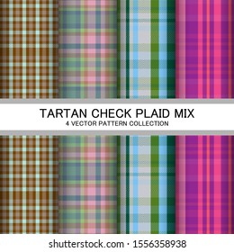 Hounds tooth check plaid pattern seamless vector background. Tartan glen plaid texture for dress, jacket, coat, skirt, or other modern fabric design.