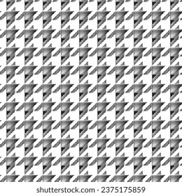 Hounds tooth pattern, textile and fabric, Tartan design, Tweed, checkered in Black and White Classic Color, vector set for scarf, blanket, other modern spring summer autumn winter holiday fabric print