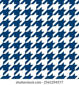 Hounds tooth seamless repeat vector pattern for fabric print, textile, clothing texture, wallpaper, garments and background 