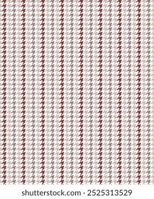 Houndstooth padrão de tecido de 3 tons (editável )