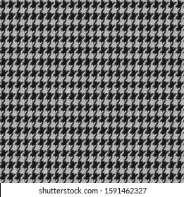 Houndstooth geometric seamless pattern. Texture print.