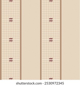 Houndstooth mistura Herringbone Stripe padrão