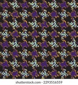 Houndstooth pattern design, crows feet seamless work