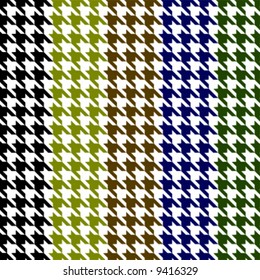 Houndstooth pattern in different colors.