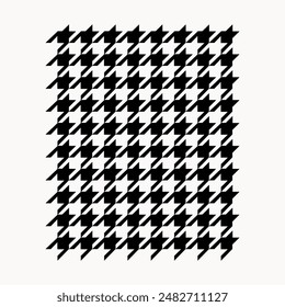 Houndstooth Pattern Files, Houndstooth Texture Pattern Cut Files, Vector Files for Cricut, Houndstooth Vector