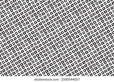 Houndstooth Pepita seamless pattern. Repeating Pepito texture. Black houndstooth on a white background. Repeated abstract argyles for design BW prints. Repeated houndstooth plaids and dogtooth.