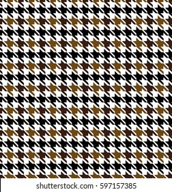 Houndstooth Seamless Mix Color Design Pattern