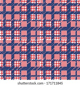 Hounds-tooth seamless pattern 