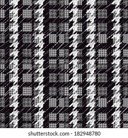 Hounds-tooth seamless pattern
