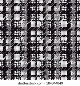 Hounds-tooth seamless pattern