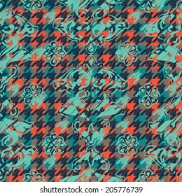 Hounds-tooth seamless pattern 