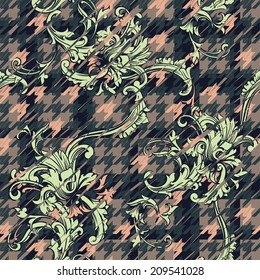 Hounds-tooth seamless pattern 