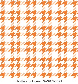 Houndstooth Seamless Pattern. Bright Color. Everyday Background. Vector Template For Fabric, Textile, Wallpaper, Wrapping Paper