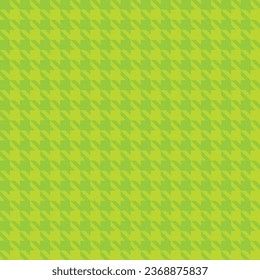 Houndstooth Seamless Pattern - Classic lime green houndstooth texture