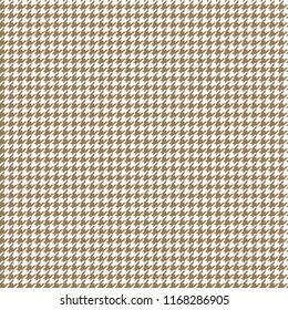 Houndstooth Seamless Pattern - Classic tan and white houndstooth texture