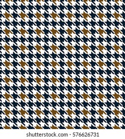Houndstooth Seamless Pattern Design