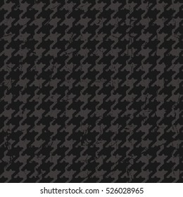 houndstooth seamless pattern. Fabric background