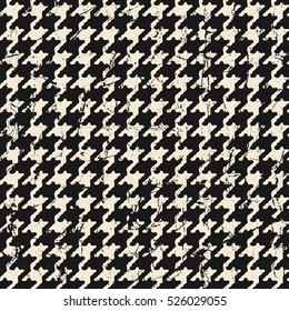 houndstooth seamless pattern. Fabric background
