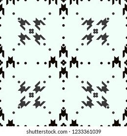 Houndstooth seamless pattern, monochrome. Can be used for wallpaper, pattern fills, web page background,surface textures