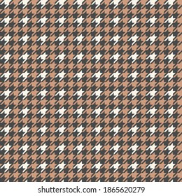 Nahtloses Houndstooth-Muster. Tartan tweetete Stoffhintergrund.
