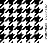 Houndstooth seamless pattern. Vector illustration